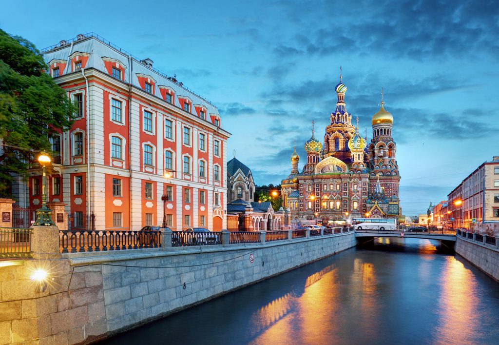St. Petersburg auf einer Kreuzfahrt