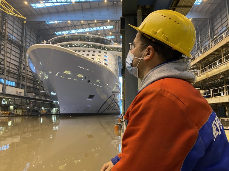 Royal Caribbean Odyssey of the Seas at Meyer Werft Shipyard
