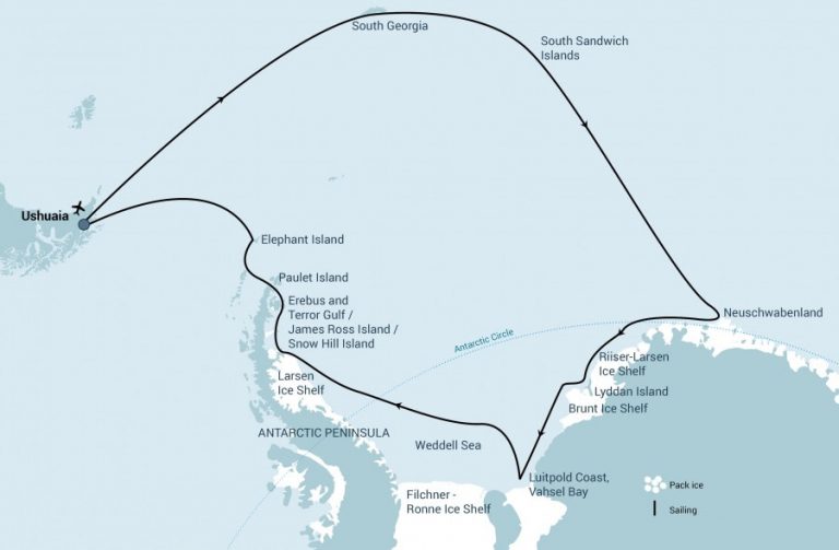 Explore the Weddel Sea