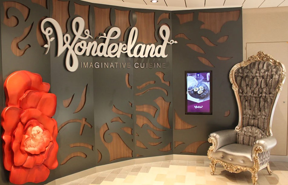Wonderland: Imaginative Cuisine su Royal Caribbean