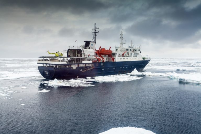 Oceanwide Expeditions Ortelius Guests Map An Antarctic Bay Cruising