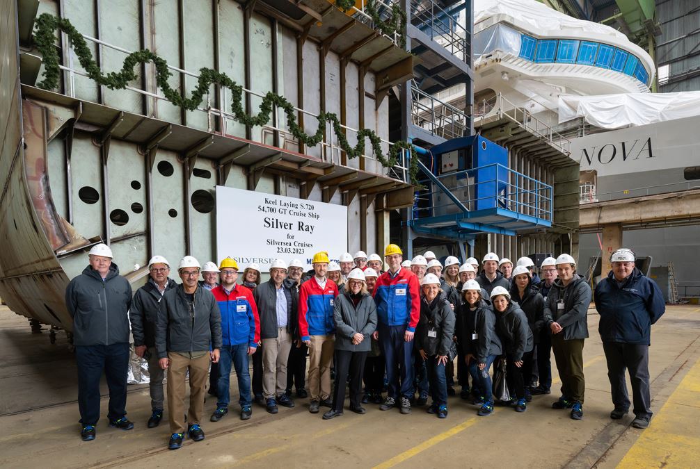 Silversea: Laying the keel of Silver Ray