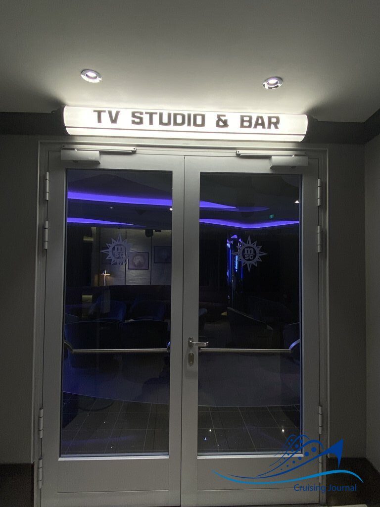 Msc World Europa Tv Studio and Bar