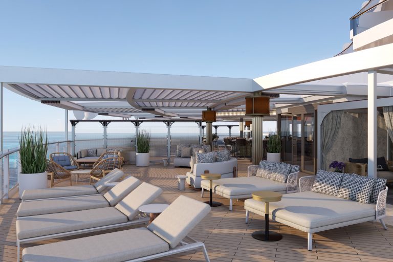 NCL Indulge outdoor lounge