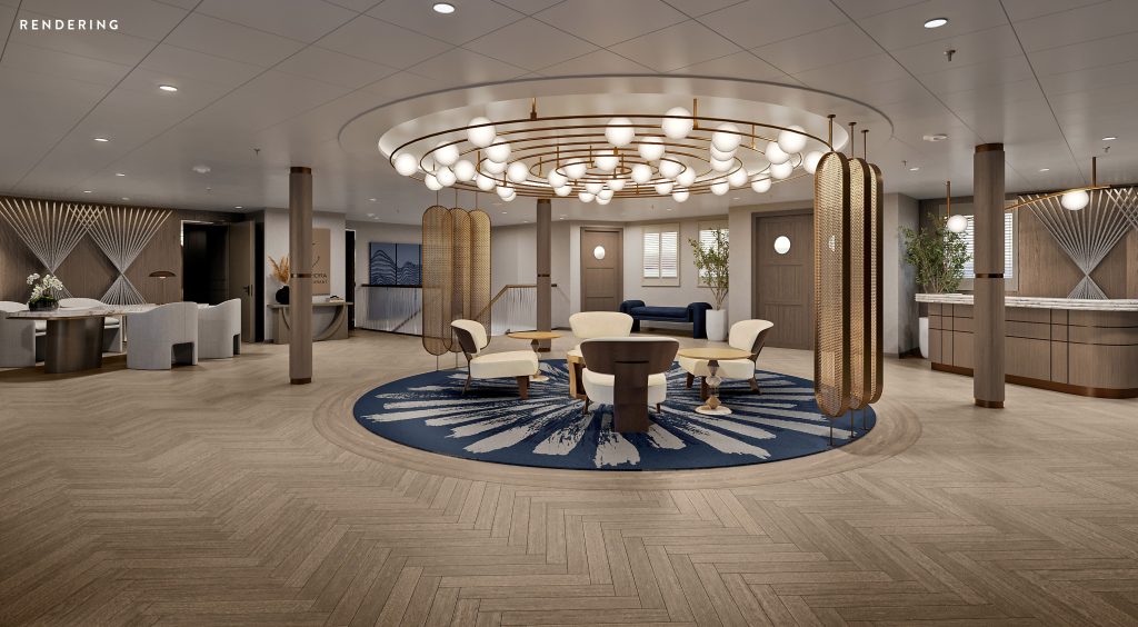 Wind Lobby Example Windstar Cruises: Restyling for its Three Sailing Yachts | Cruising Journal