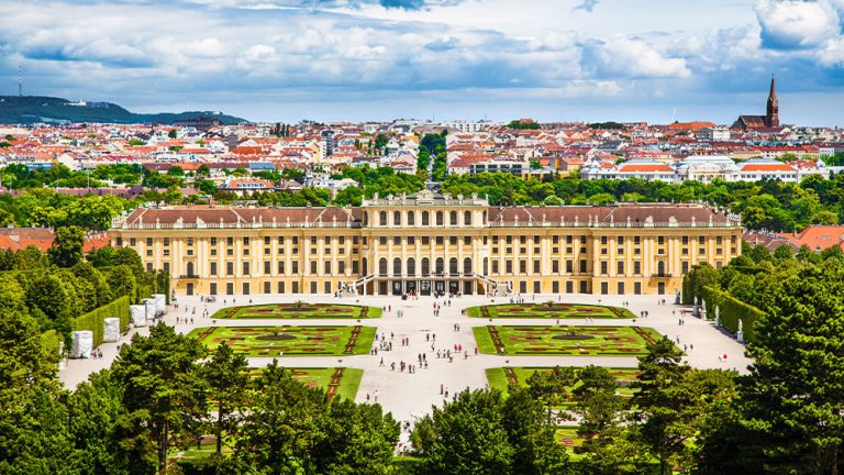 17. Riverside minicrociere, Imperial Schonbrunn Palace, Vienna, Austria