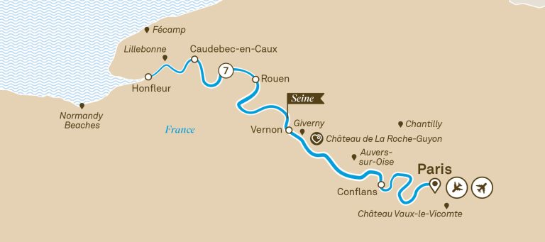 The Sensational Seine map