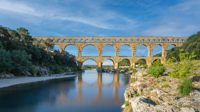 Riverside Pont du Gard