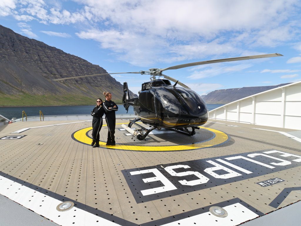 Scenic Eclipse: Helicopter on board as USP