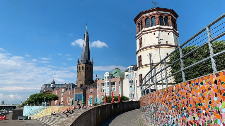 1. Dusseldorf sights and foodie walk by Riverside