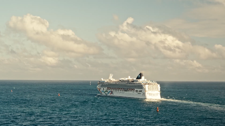 Cruise Ship at sea