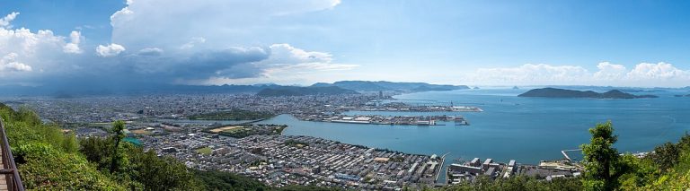 4. Takamatsu panorama, Japan