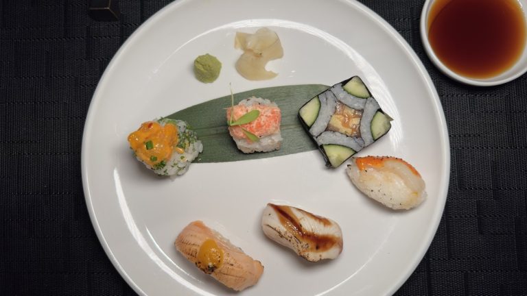Morimoto by the Sea - sushi plate