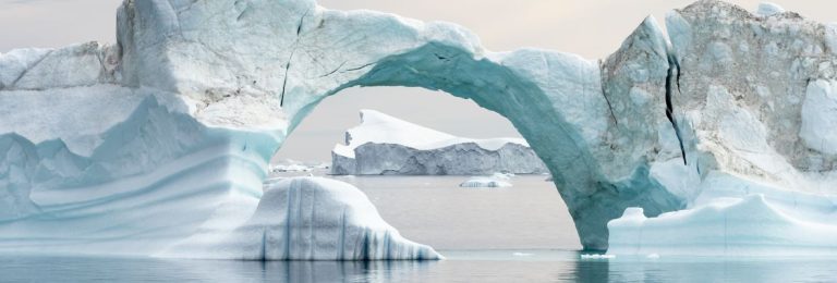 Greenland iceberg arch