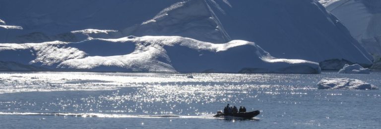 Icebergs in Greenland by Zodiac