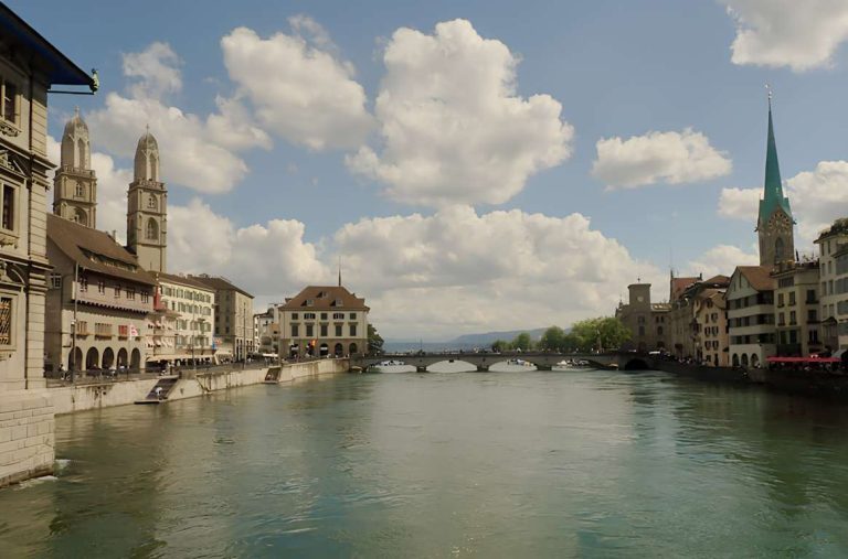 River View to Lake Zurich Switzerland (1)