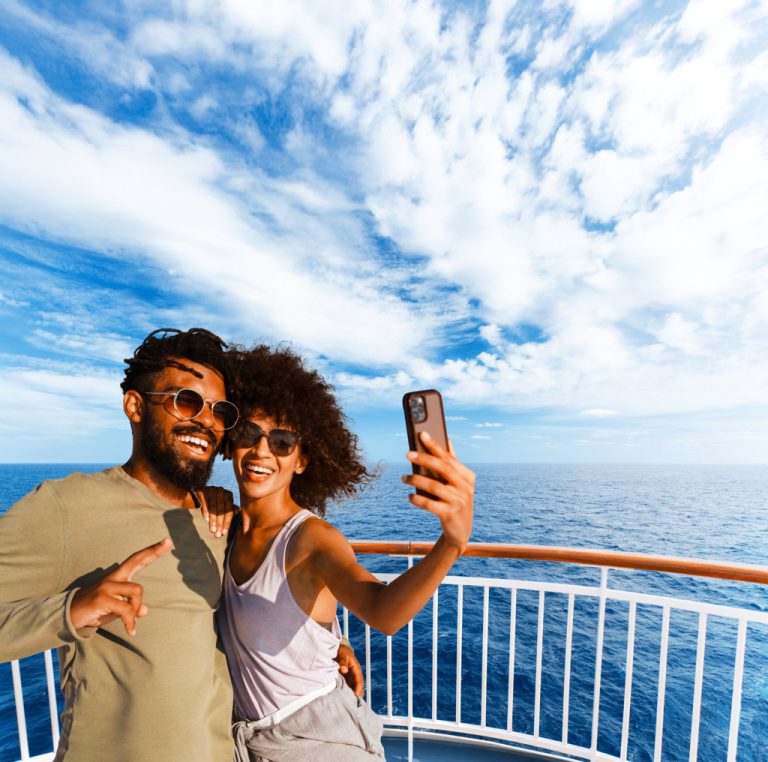 Couple on Cruise Ship