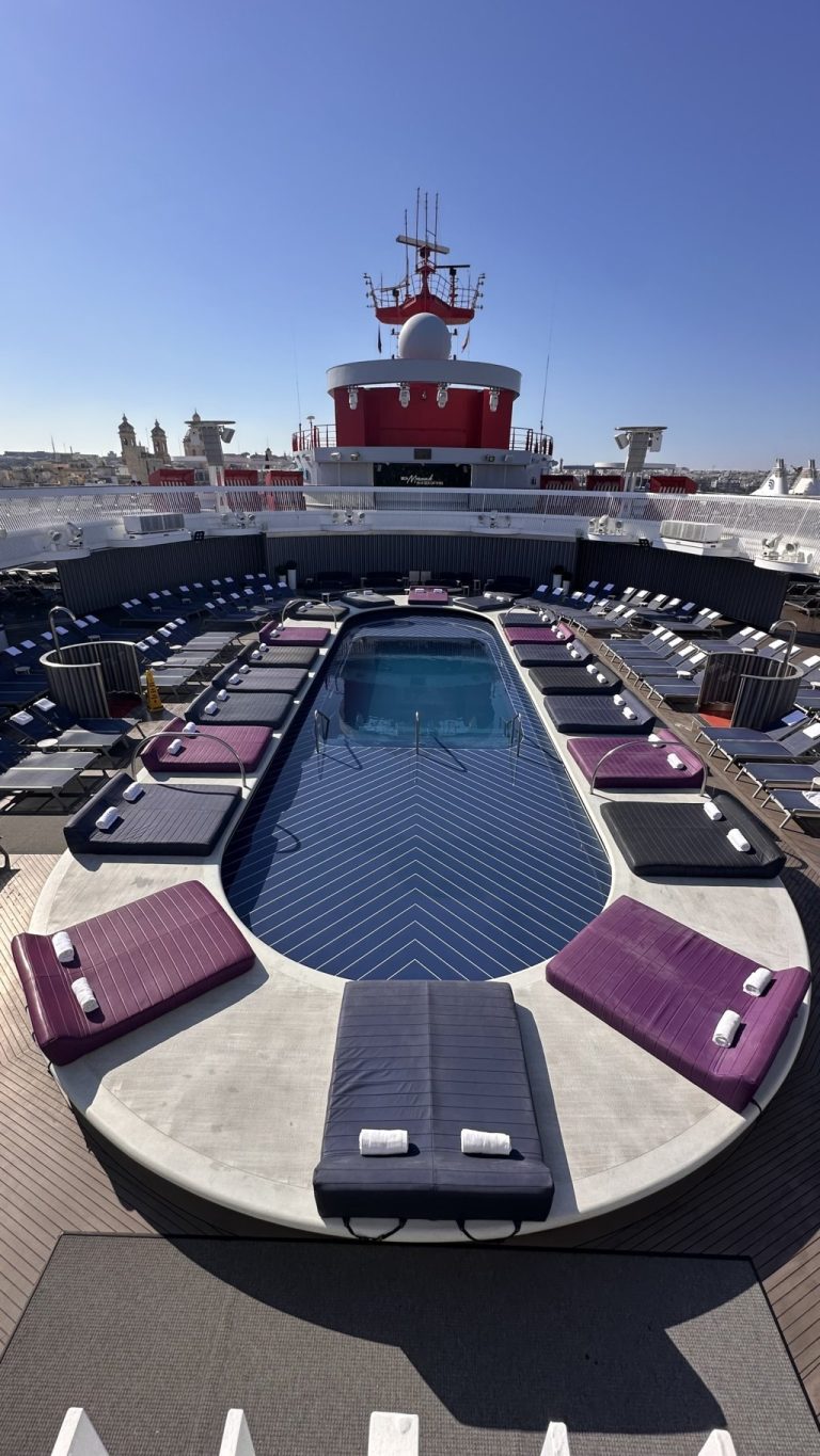 Resilient Lady Pool Deck