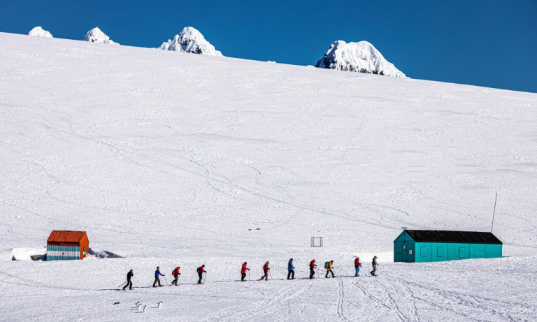 Snowshoeing