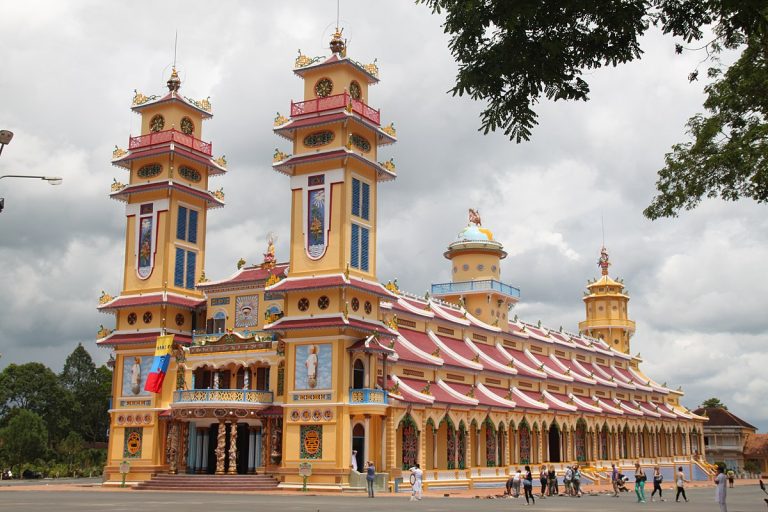 6. Cao Dai Temple, Tan Chau, Vietnam