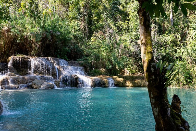 9. Kuang Si Falls, Luang Prabang, Laos