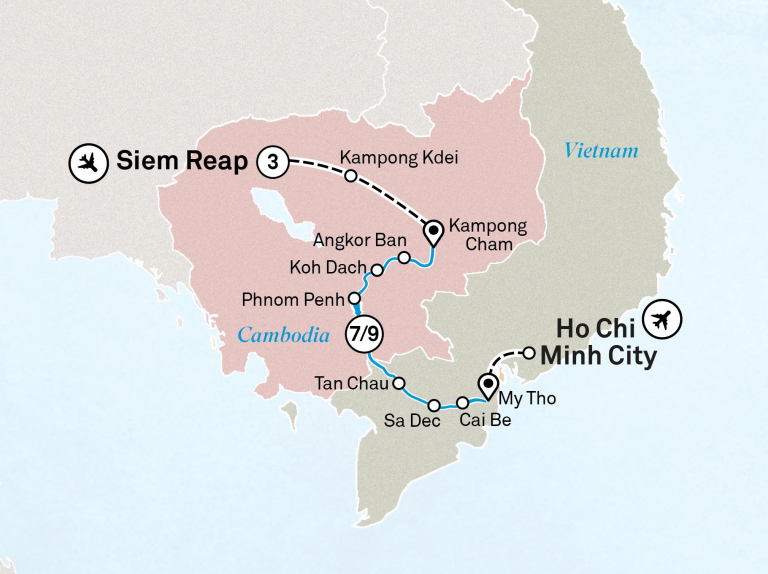 Luxury Mekong and Temple Discovery Cruise_itinerary scenic