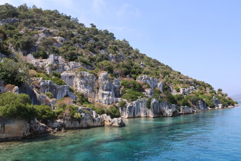 shore ex from Kas sunken city Kekova island
