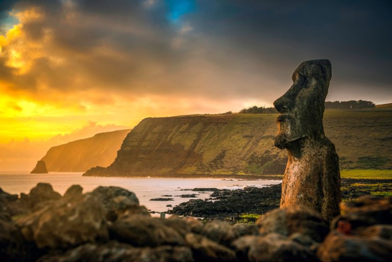 Moai on Easter Island