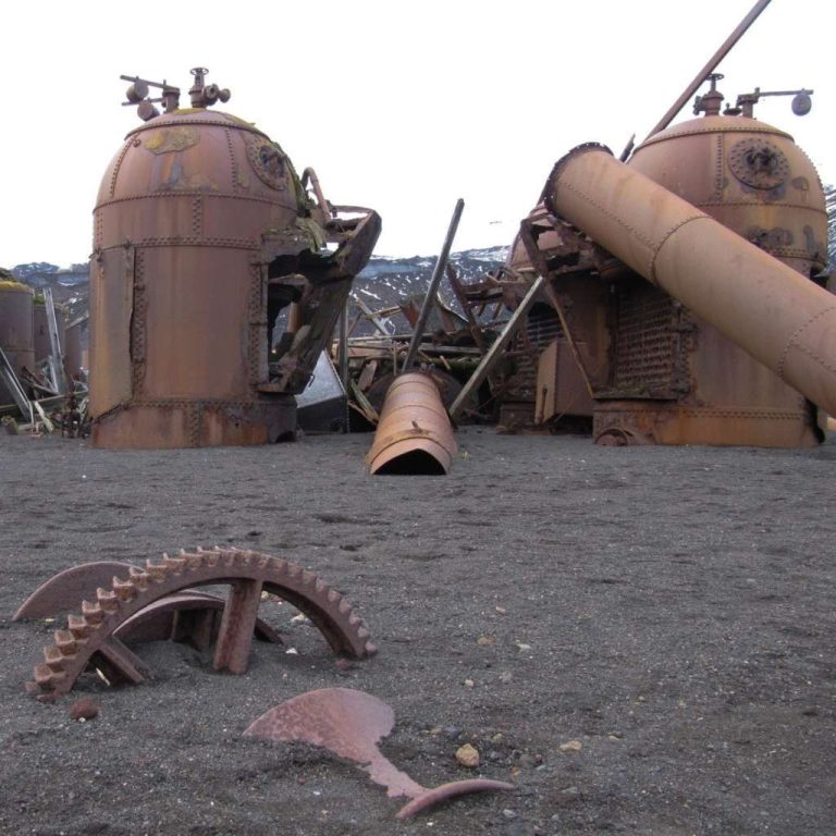 Remains of the whaling station boilers _ Erwin Vermeulen