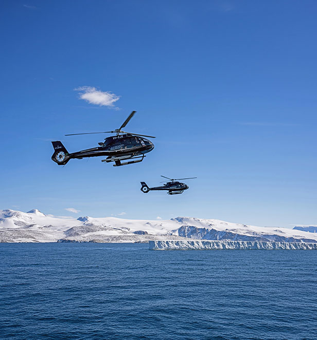 Ross Sea Dual Helicopter flight - East Antarctica - Nush Freedman Ross Sea Dual Helicopter flight - East Antarctica - Nush Freedman