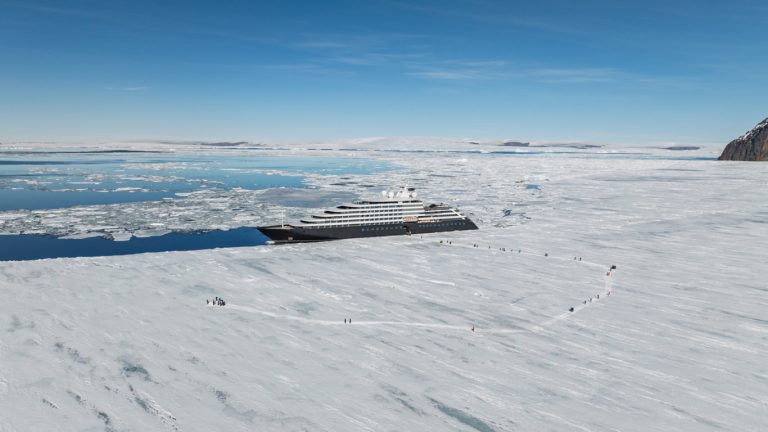 Scenic Eclipse James Ross Island Ice landing