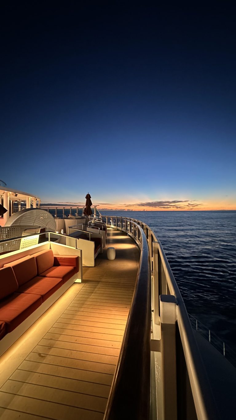 Blue hour at Terrazza Carnevale