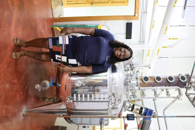 Dominica - Kernean George from Rosalie Bay eco rum distillery