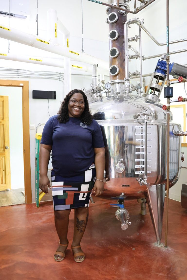 Dominica - Kernean George from Rosalie Bay eco rum distillery