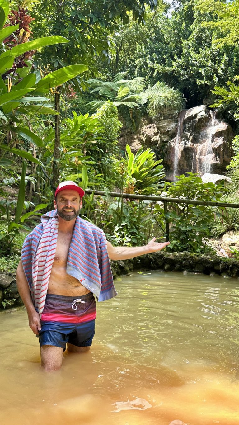 Sapphire Falls hot spirngs Morne Coubril Park