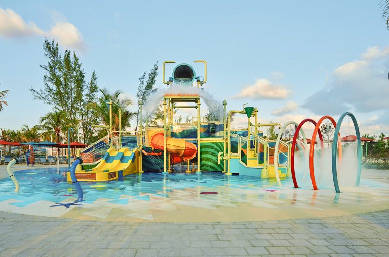 Splash Harbor, a complimentary splash pad steps away from the all-new heated pool