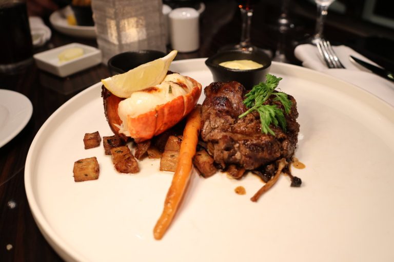 Surf and Turf Fahrenheit 555 Steakhouse