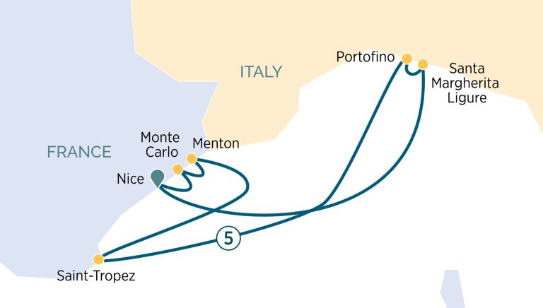 Cote d Azur & Beyond itinerary
