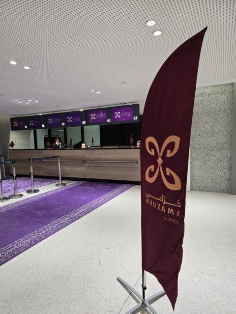 Priority Embarkation reserved for Khuzama Guests Priority Embarkation reserved for Khuzama Guests