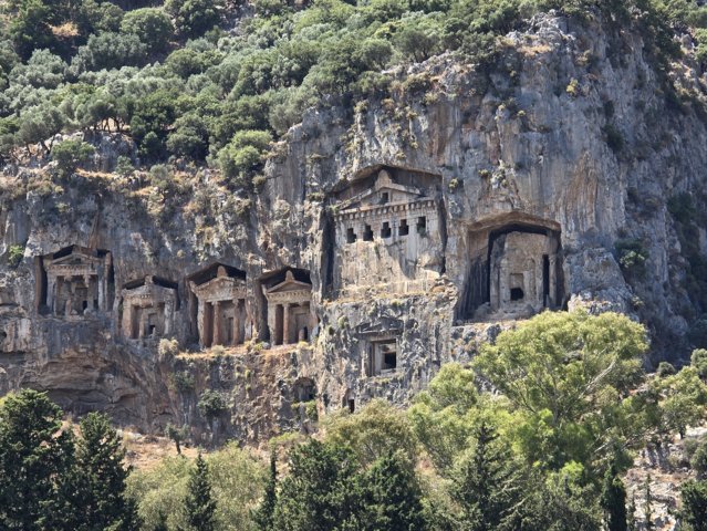 The Rock-Cut Tombs of Dalyan The Rock-Cut Tombs of Dalyan