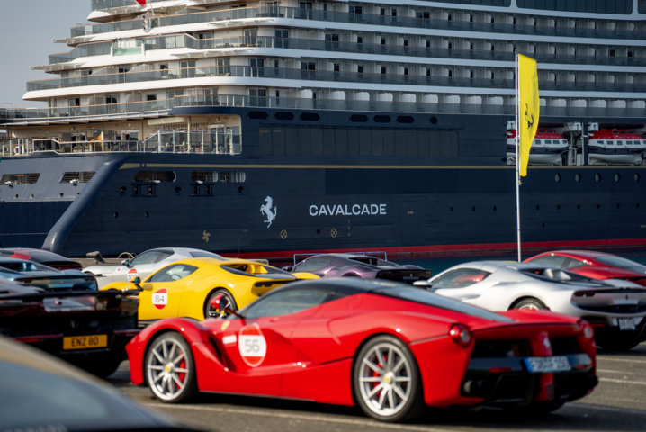 Ferrari Cavalcade in Zadar Cruise Port Ferrari Cavalcade in Zadar Cruise Port